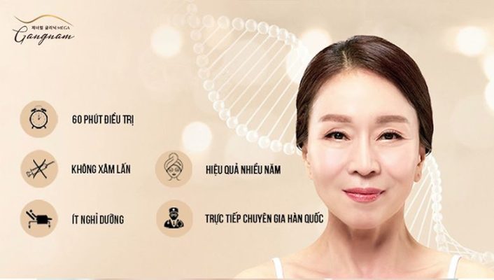 Review căng chỉ da mặt tại Mega Gangnam