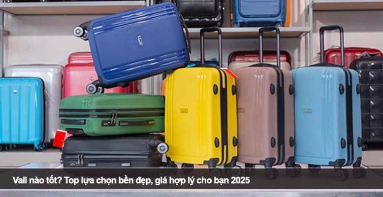 Vali nào tốt? Top lựa chọn bền đẹp, giá hợp lý cho bạn 2025