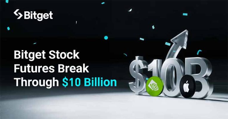 Futures cổ phiếu Bitget vượt mốc 10 tỷ USD khi nhà giao dịch toàn cầu đổ xô giao dịch cổ phiếu token hóa
